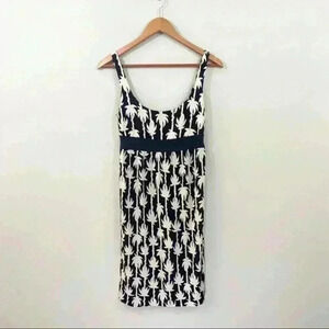 Diane Von Furstenberg silk dress with palm trees